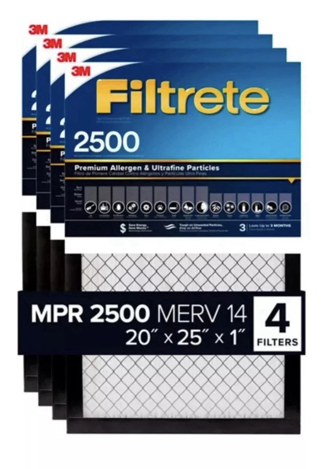 3M 2500 SERIES 20X25X1