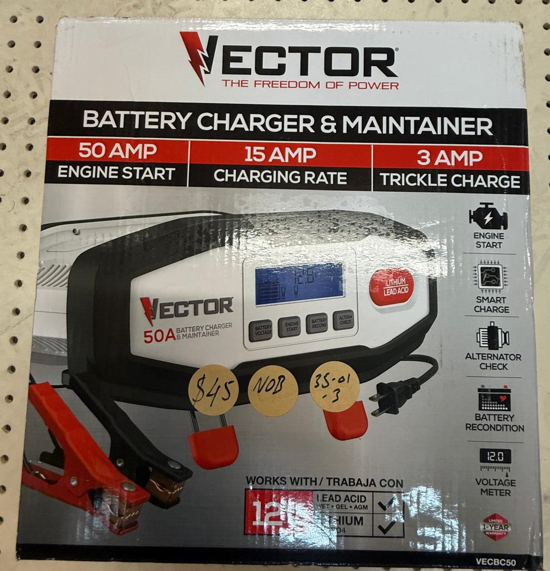 50 Amp Battery ChargerMaintainer